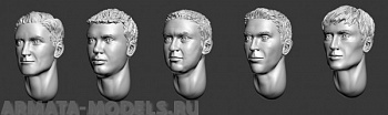 ARM356002 Головы (с волосами), №1