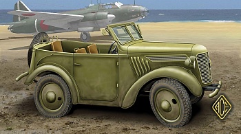 ACE72297 Автомобиль Kurogane Type 95 pickup Model