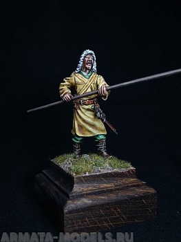 203ТБ ВИМ, пеший монгол с копьем, 54 мм