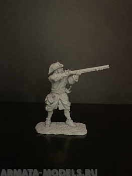 5221ТБ Русский мушкетер стреляющий стоя, Северная  война