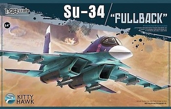 KH80141 Самолет Russian Su-34 FullBack (KITTY HAWK) 1/48