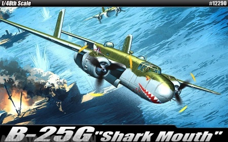 12290 Самолет  B-25G Shark Mouth  Academy