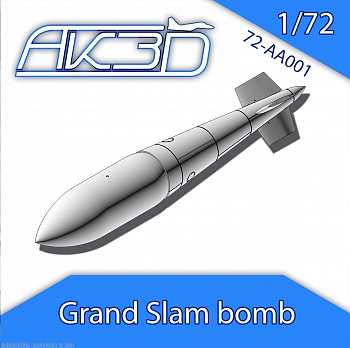 72-AA001 Бомба Grand Slam Bomb 1/72