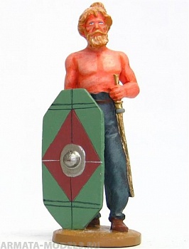 SRM033 Фигура Suebian Warrior, 1st c., 1/32 Del Prado