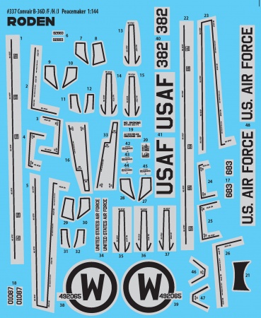 Rod337 Самолет Convair B-36D Peacemaker Roden