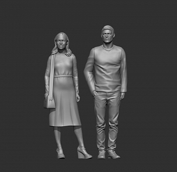 HE-48034 Миниатюра парочка фото на память