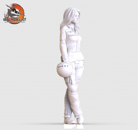 smk48023 Девушка пилот в ЗШ-7 (Не для свободной продажи)