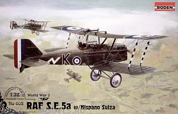 Rod602 Самолёт RAF S.E.5a w/Hispano Suiza