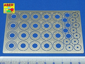 ABR-24-023  Дополнения для  Standard slotted discs brakes dia. 13mm  для  1/24