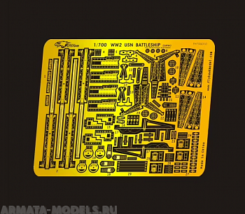 FH700010 Фототравление WWII US Battleships (Later Stage)