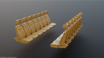 AM3631 Кресла для Тайфун-К набор 14 шт. 1/35