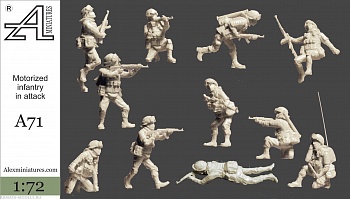 A71 Мотострелки в атаке1:72