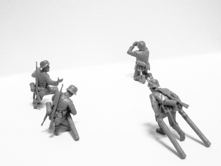 35801 7,62 cm Pak 36(r), немецкая пушка 2МВ с расчетом ICM