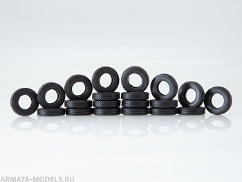 AVD143004020 Покрышки на МАЗ-5432, -5516, -55111, КамАЗ-53215, КамАЗ-55111, -65111 (КАМА-И68А 11R20) (комплект 20 шт.)