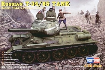 84807 Танк Russia T-34/85 Tank 1944 1/48