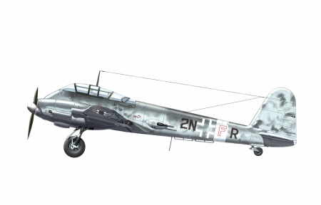 LS-003 Messerschmitt Me410A-1 Hight Speed Bomber Meng