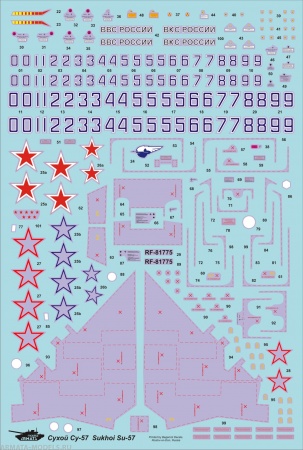 AM7230 Декаль для Су-57 1/72