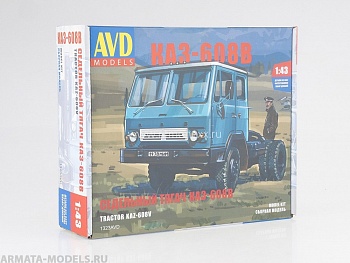 1323AVD Сборная модель  Седельный тягач КАЗ-608В