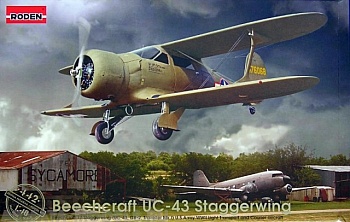 Rod442 Самолёт Beechcraft UC-43 Staggerwing