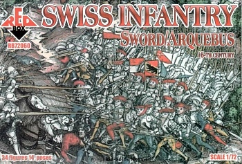 RB72060 Фигуры Swiss Infantry (Sword/Arquebus) 16th century 
