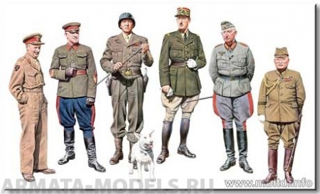 MB35108 Генералы Великой Отечественной войны, фигуры Master Box (MB)