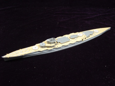 AW20015 Деревянная палуба для IJN HIEI