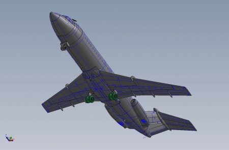 ЕЕ144143_5 Авиалайнер BAC 1-11-200 USAir Восточный экспресс