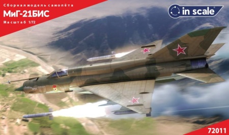 72011 МиГ-21 БИС - истребитель-бомбардировщик ВВС СССР InScale