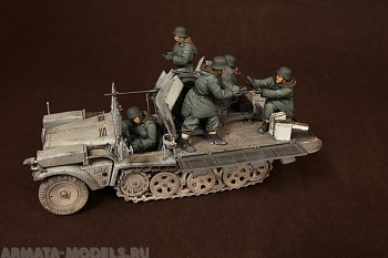 SOGA-16 Crew for Sd.Kfz.10/5 fur 2cm FlaK 30 (for Dragon 6676)