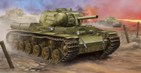 01572 Танк  КВ-8С Trumpeter
