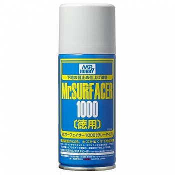 B519 Краска-грунтовка в баллончиках  Mr.SURFACER 1000 DELUXE 170мл