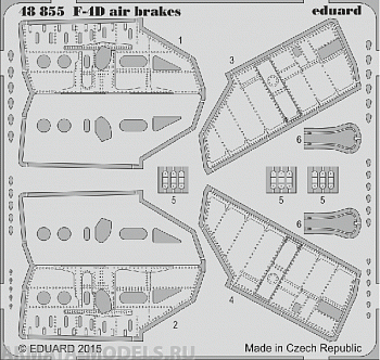 48855ED F-4D air brakes 1/48