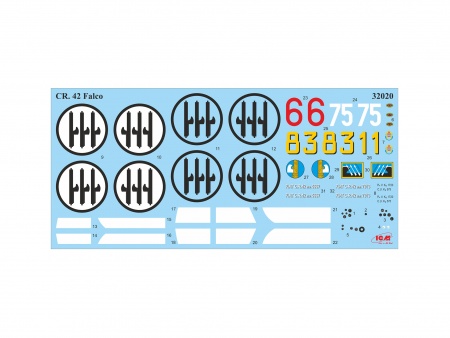 32020 CR. 42 Falco, Итальянский истребитель II МВ ICM