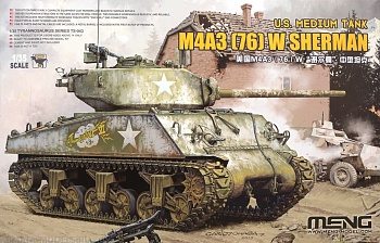 TS-043 U.S. Medium Tank M4A3(76)W Sherman
