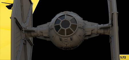AM72480 Истребитель Tie Fighter (Сид истребитель) Arma Models