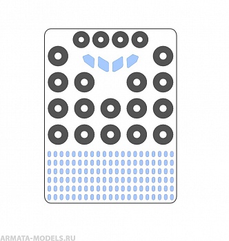 AM144105 Маска окрасочная для Boeing-787-9 Звезда