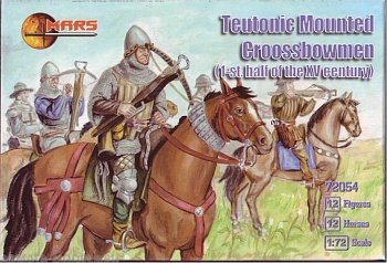 72054MR Фигуры Teutonic Mounted Croossbowmen 1/72 Mars