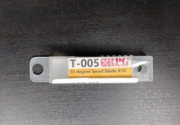 T-005 RPG Набор 30-градусных лезвий для ножа (10 шт) 30 degree bevel blade X10 piece set