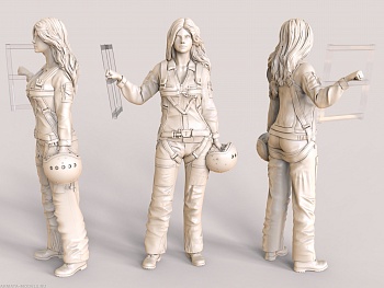 smk48035 Девушка штурмовик.