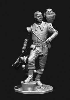 CHM-54121(M). Миры Фэнтези: Урфин Джюс. 54 мм. Материал - белый металл.