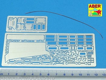 ABR-35-142  Дополнения для  Vision ports for Heavy Armoured Car Sd.Kfz.234/4 для Italieri 1/35