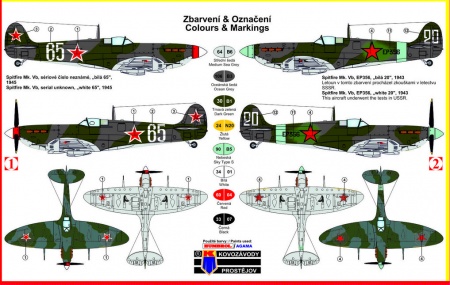 KPM0068 Spitfire Mk.VB Red Stars KP Models