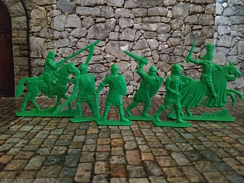 WAB005Green Набор фигур Барон Хладомир и его люди (зеленый)