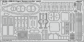 48820ED EMB-314 Super Tucano exterior (for Hobby Boss kit) 1/48