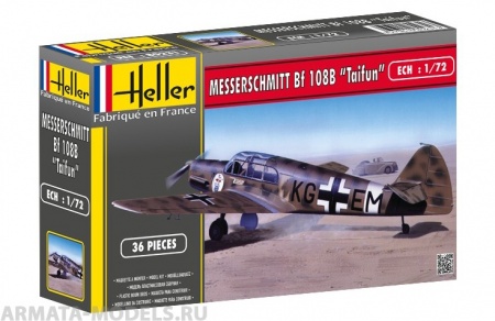 80231HL Самолет Мессермитт BF 108 B (1:72) Heller