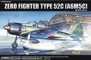 12493 Самолет  A6M5c Zero Fighter type 52c 